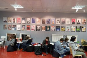 Photos of my works at comics exhibition